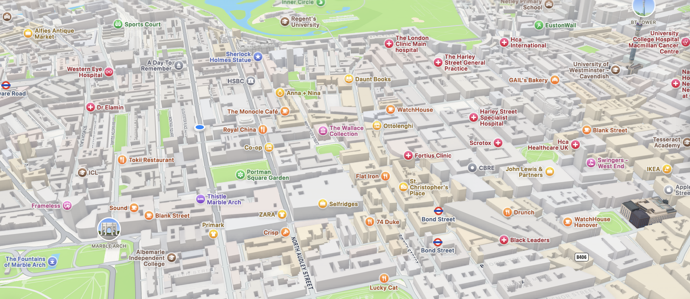 Location: Marylebone, London